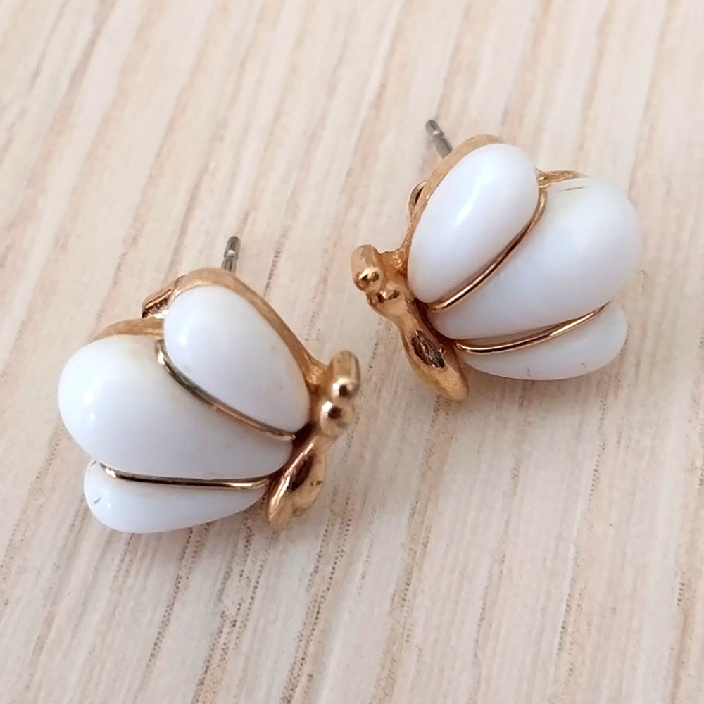 Vintage Avon Butterfly Stud Earrings
